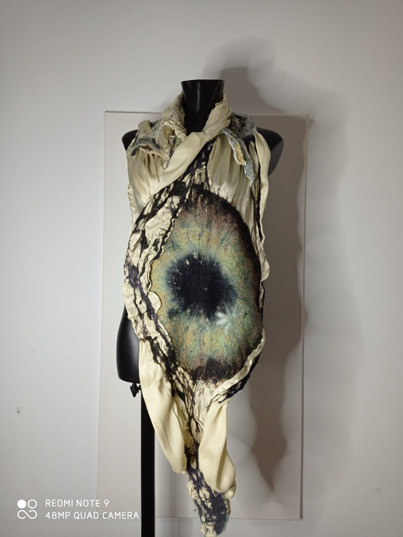 ‘The Greenest Eye’ fibre fine art by Fiona Whyte
