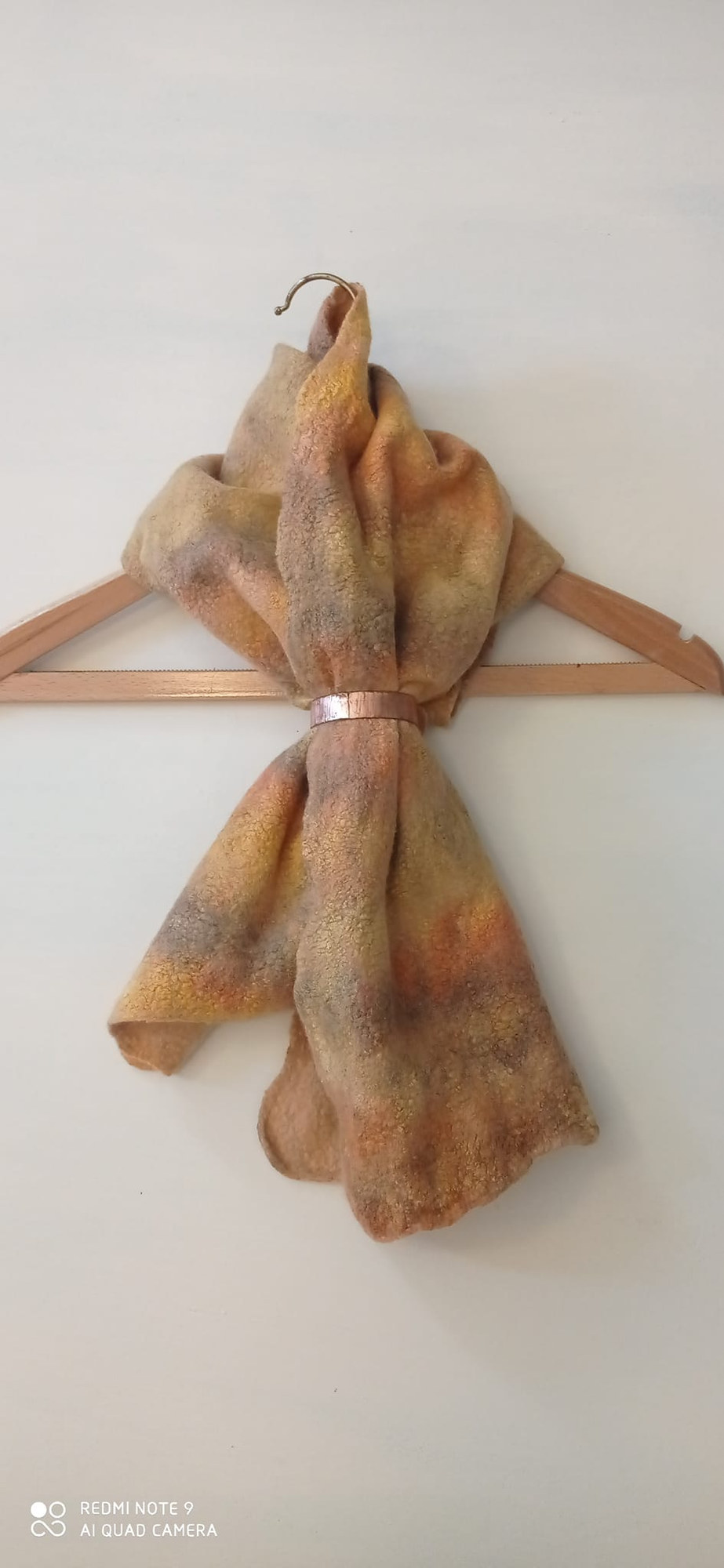 Felted textile garment by Fiona Whyte