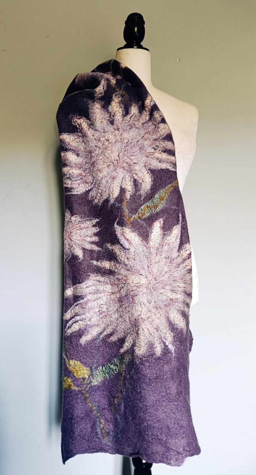 Hand-felted wearable art by Fiona Whyte