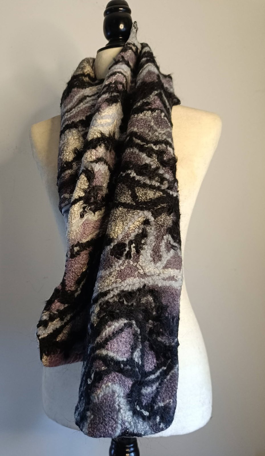 Hand-felted wearable art by Fiona Whyte