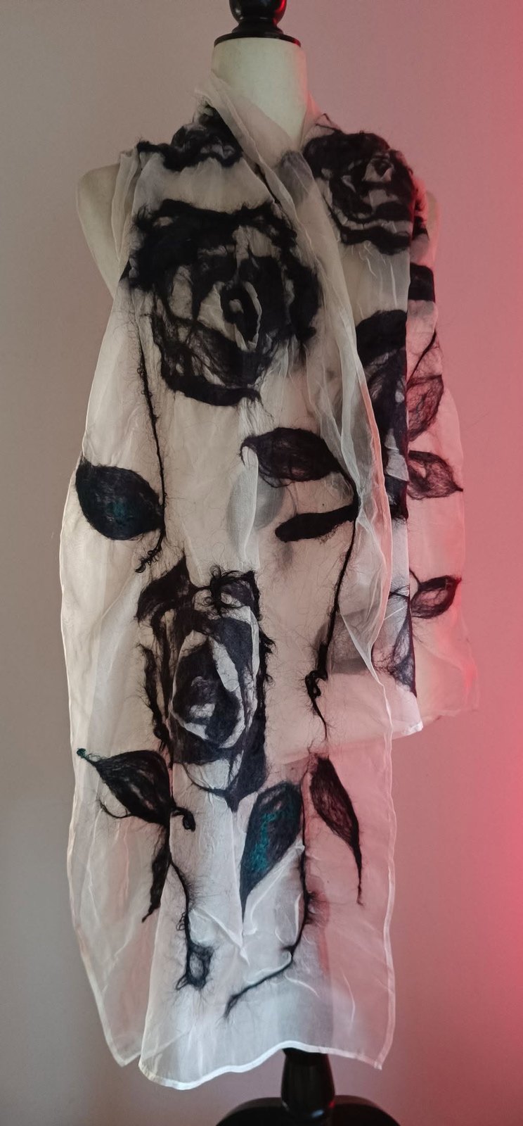 Hand-felted wearable art by Fiona Whyte