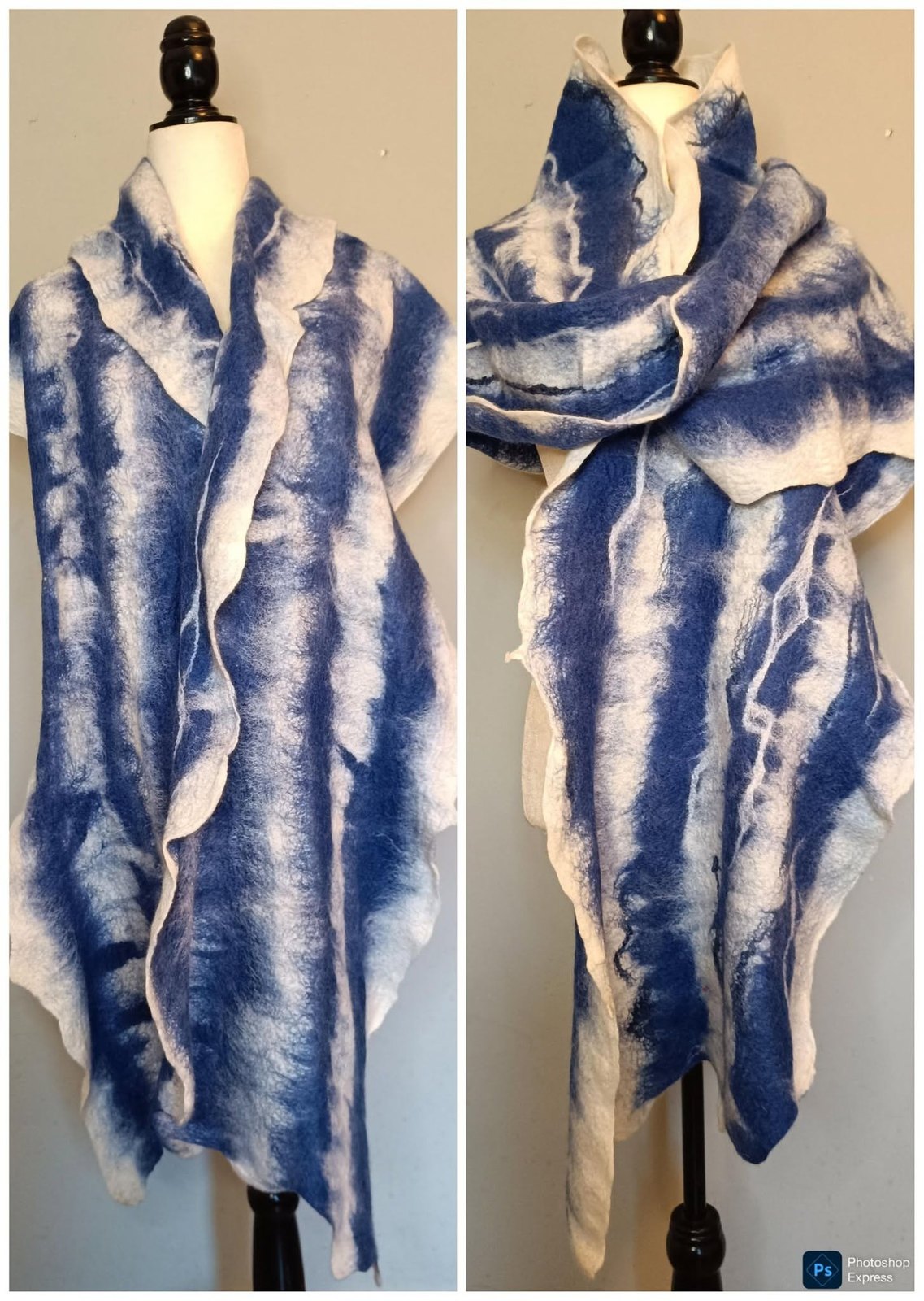 Hand-felted wearable art by Fiona Whyte