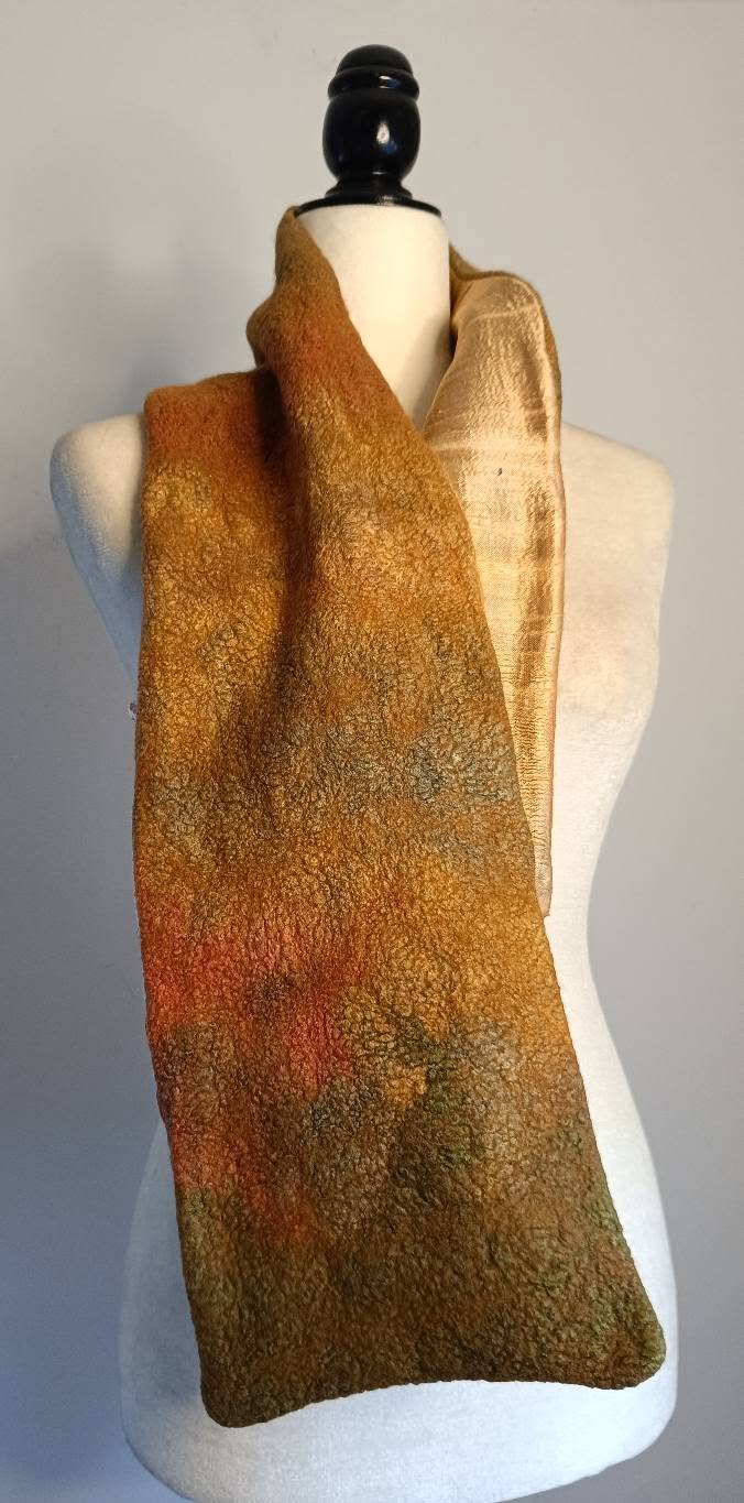 Hand-felted wearable art by Fiona Whyte