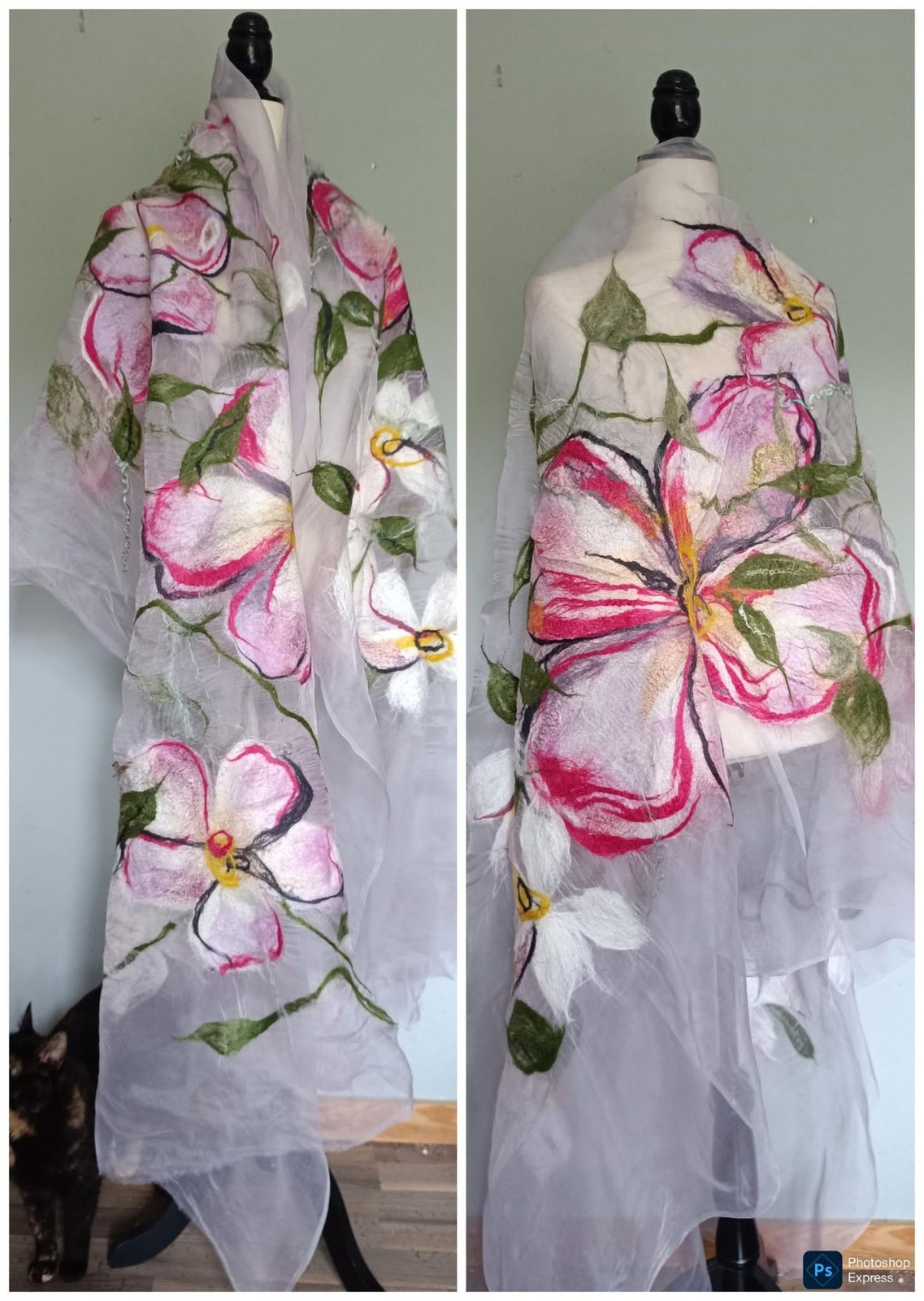 Hand-felted wearable art by Fiona Whyte