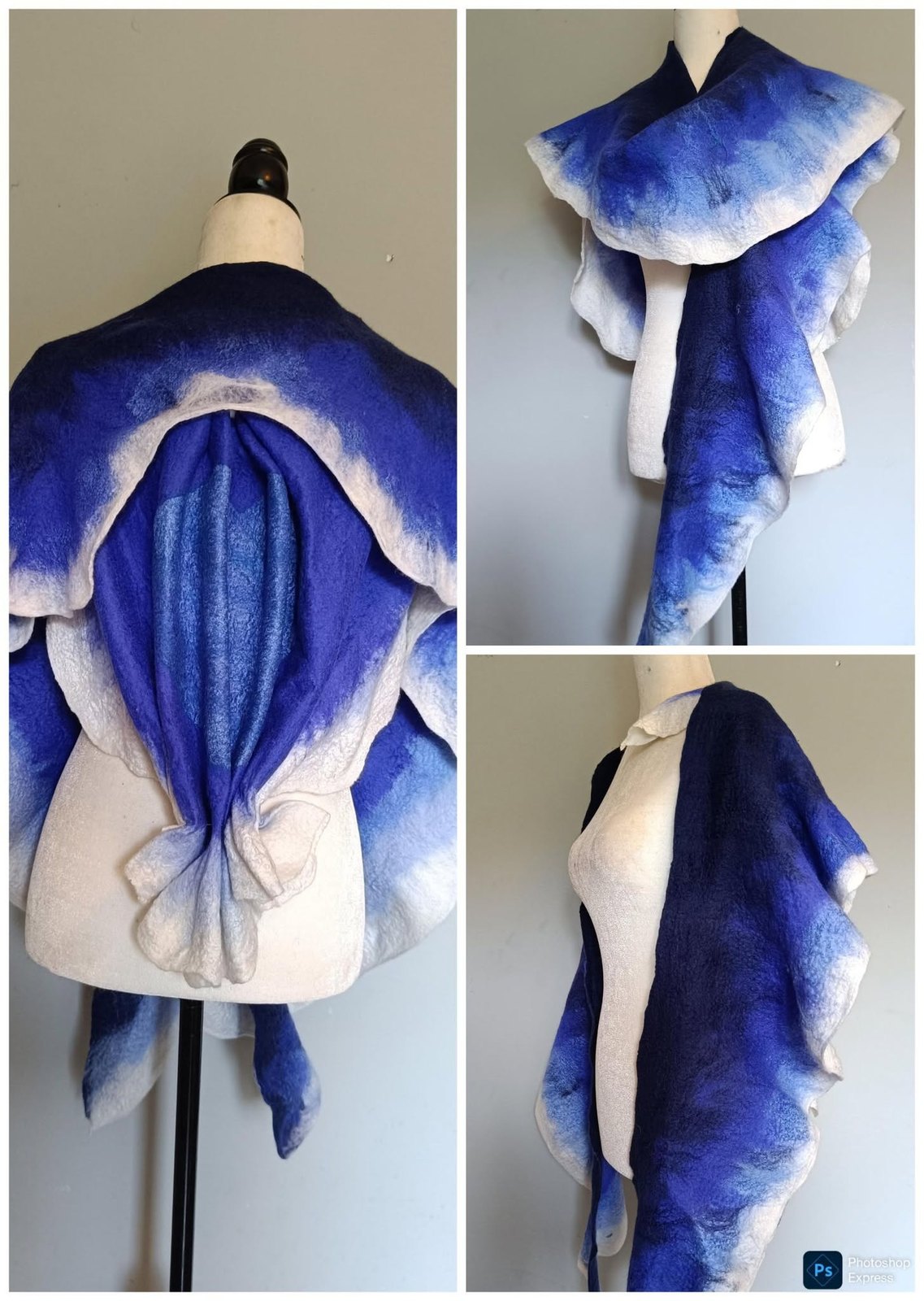 Hand-felted wearable art by Fiona Whyte